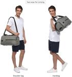 Weekender Sports Duffle Bags Water Resistant With Shoe Compartment