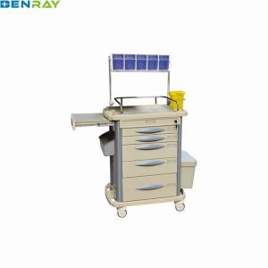 Wholesale 720 X 470 X 920mm ABS Anaesthesia Drug Trolley Anaesthesia Cart from china suppliers