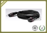 Black Color Outdoor Fiber Optic Cable FULLX LC To FULLX LC Multi Purpose 2 Cable