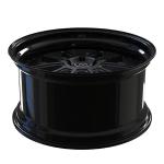 Grey Disc Forged 2 Piece Wheels Gloss Black Lips For BMW 750i 20inch Custom Rims
