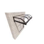 R Type Cantilevered Aluminum Awning Canopy 2.0mm thickness Waterproof