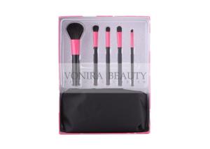 Wholesale 5 PCS Fashion Pink &amp; Black Basic Gift Set With A Black Makeup Bag from china suppliers