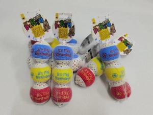 Wholesale Dog Toy Naughty Nice Holiday Themed Tennis Balls Red Green 2.5&quot; Choose Quantity (2 pack) from china suppliers