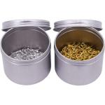 5g 15g 20g 25g 30g 50g Screw Jar Containers Aluminum Silver Metal