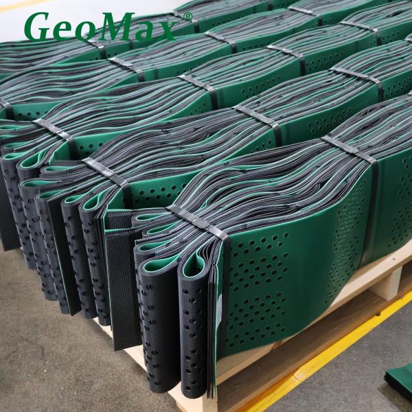 Green Black HDPE Geocell 200mm Height 445mm Welding Space For Airport Runways