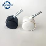 All Style Hot Black Plastic Chair Caster Furniture Nylon Castor Wheels For