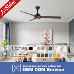 Energy Saving 1stshine LED Ceiling Fan 52 Inches 3 ABS Blades with Smart Remote