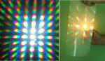 3D Fireworks Glasses , Promotion Orange Frame Eye Wear Glasses