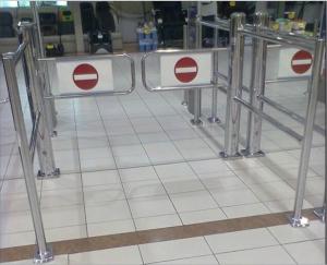 Wholesale Entrance Supermarket Supermarket Swing Gate Indoor Anti - Rust from china suppliers