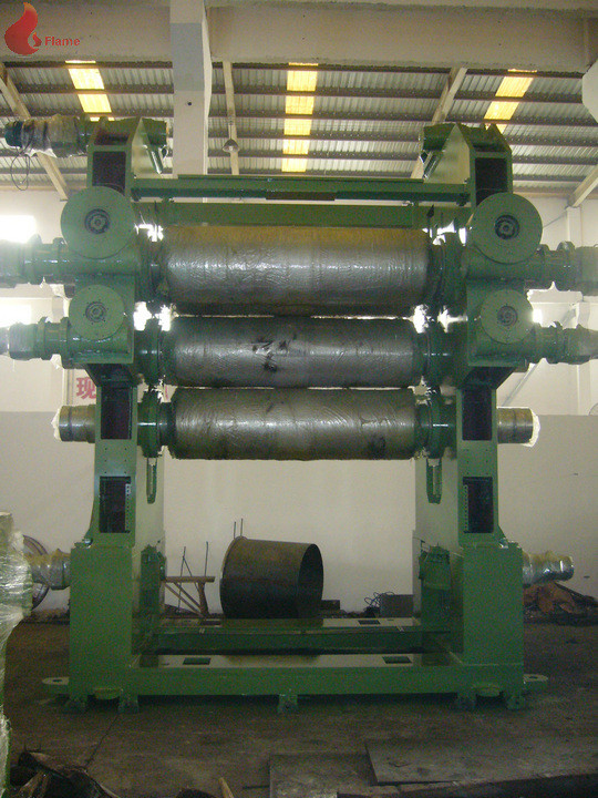 4 Roll Soft PVC Calender Machine Oil Heating Width 1500mm - 2400mm