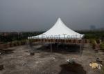 Transparent Pagoda Shaped Garden Party Marquees Tent For Business Advertising