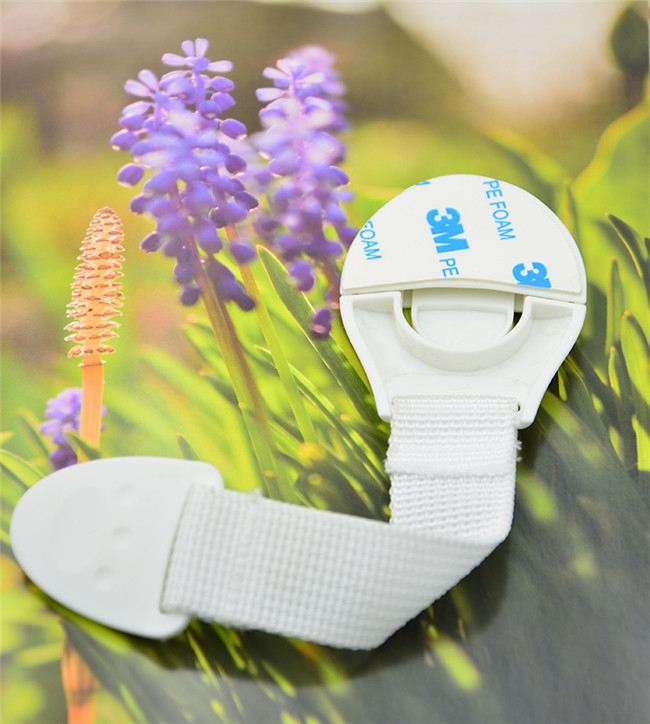High Quality Adjustable Baby Safety Lock Platice Nylon Strip Lock Nylon