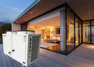 Wholesale Meeting Hotel Building Heat Pump / Commercial EVI Hot Water Air Source Heat Pump Water Heater from china suppliers