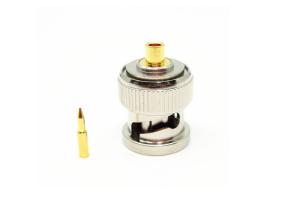 Wholesale Small Bulkhead BNC Connector Male , Waterproof Cable Crimp Connectors from china suppliers