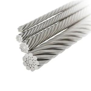 Wholesale STAINLESS STEEL WIRE ROPE 6X19 IWRC Diameter 5-30mm Non-Alloy Elevator Manufacturing from china suppliers