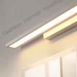 Lens Headlight Straight Line 200*50*70MM White Or Black Color Warm Wall Lamps