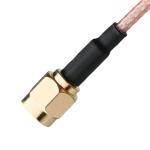 Oem / Odm Rg316 Cable Connector Sma Female Bulkhead Jack To Male Straight Plug
