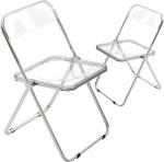 Wholesale Folding Portable Pp Plastic Metallic Frame Dinning Chair Plastic