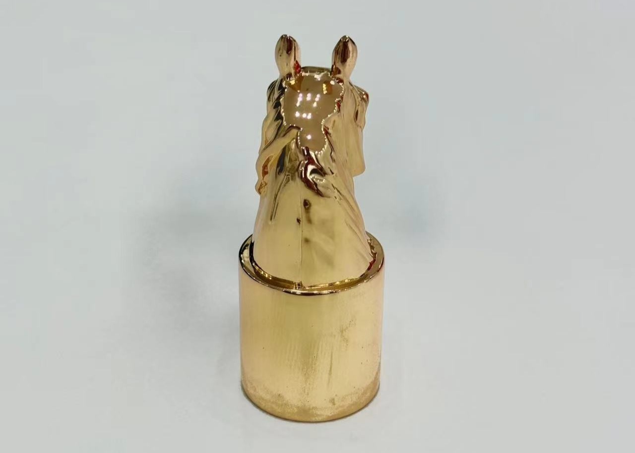 Luxurious Customized Gold Zamak Zamak Perfume Caps Zinc Alloy Perfume Caps