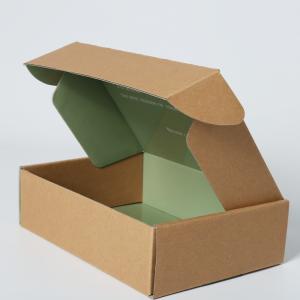Wholesale Recyclable Corrugated Kraft Paper Boxes , Jewelry Packaging Kraft Box Free Design from china suppliers