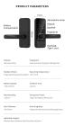 Tuya TTlock Biometric Interior Door Locks S810 Auto Door Locks For Home