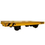 Industrial Platform Material Transfer Cart , Railway Coil Cable Drum Load