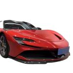 For Ferrari SF90 Dry Carbon Fiber Body Kit SF90 RH Style Carbon Fiber Front Lip