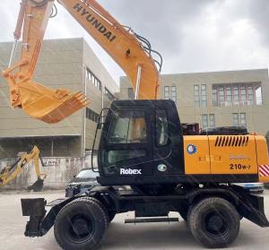 Wholesale 210W-7 Heavy Escavatore Wheel Used HYUNDAI Excavator Road Construction Machinery from china suppliers
