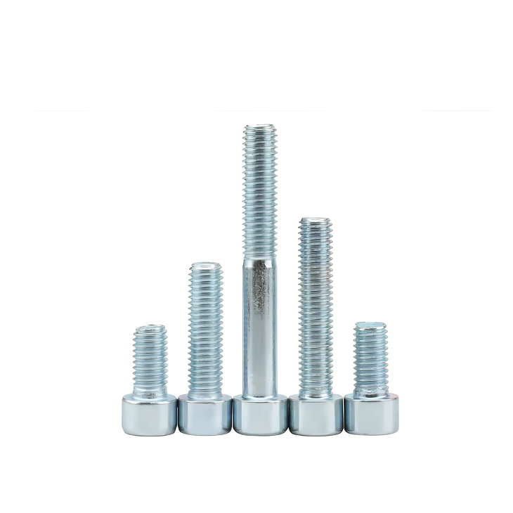 ISO9001 2015 Certified Zinc Black/Blue Steel Class Grade 8.8 Allen Key Bolts M6 M8 M10 M12