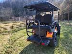 2+2-Seater Luxury Bright Orange Color Electric Golf Cart With High Horsepower 14