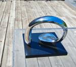 Modern Small Stainless Steel Indoor Ornaments Sculpture