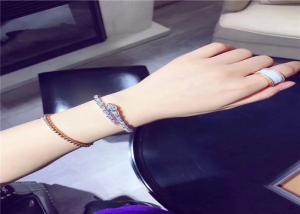 Wholesale Glamorous 18K Gold Diamond Bracelet , Customized  Snake Bracelet from china suppliers