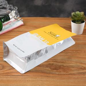 Wholesale Food Grade Zipper 60mic Flat Bottom Stand Up Pouch Morinaga Powder Tea Bags Pack Coffee With Valve from china suppliers