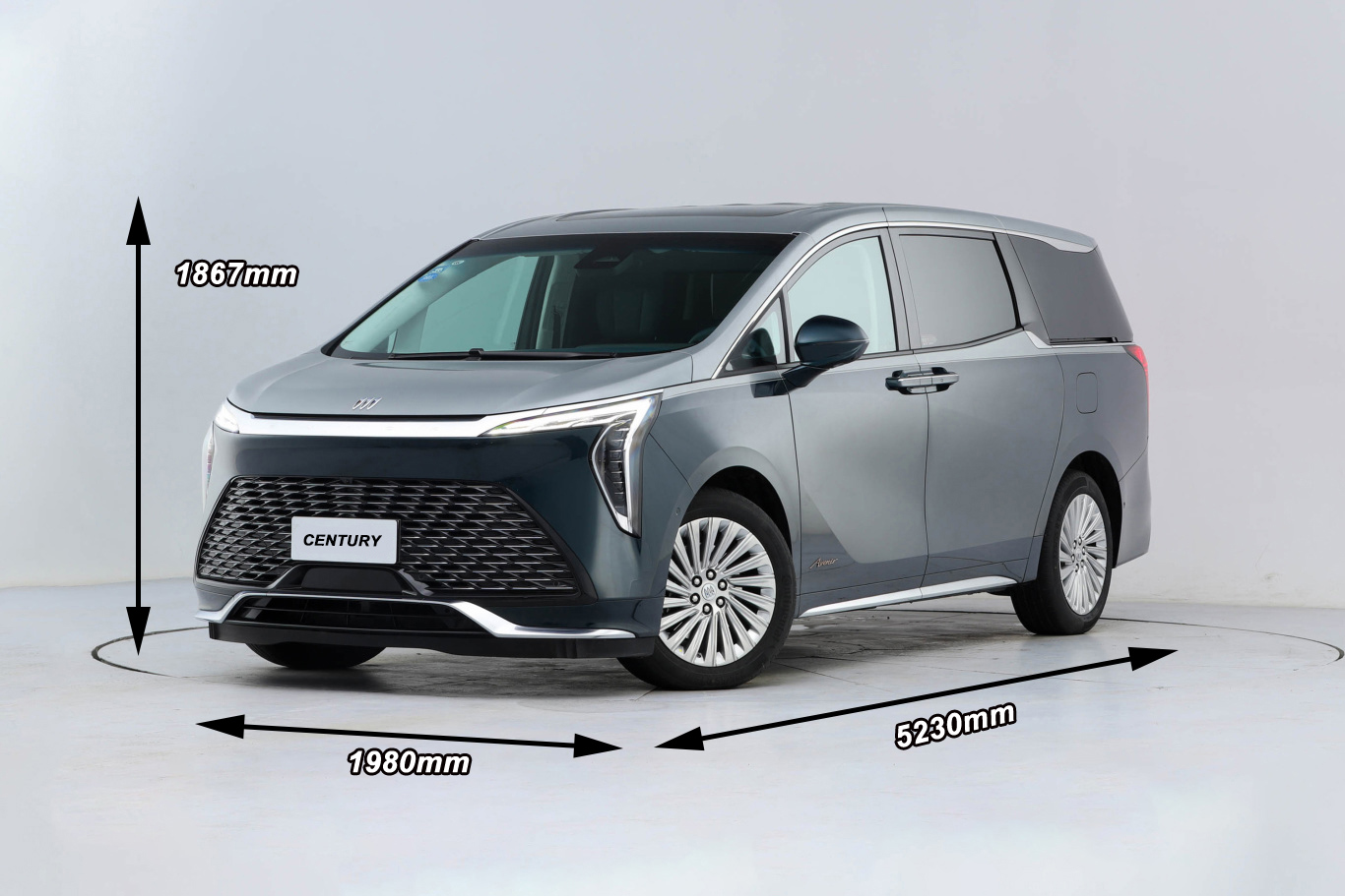 8 Airbags 2023 Buick Century Top Level Gasoline Cars MPV with Luxury and 0km Used Car Made In Shanghai