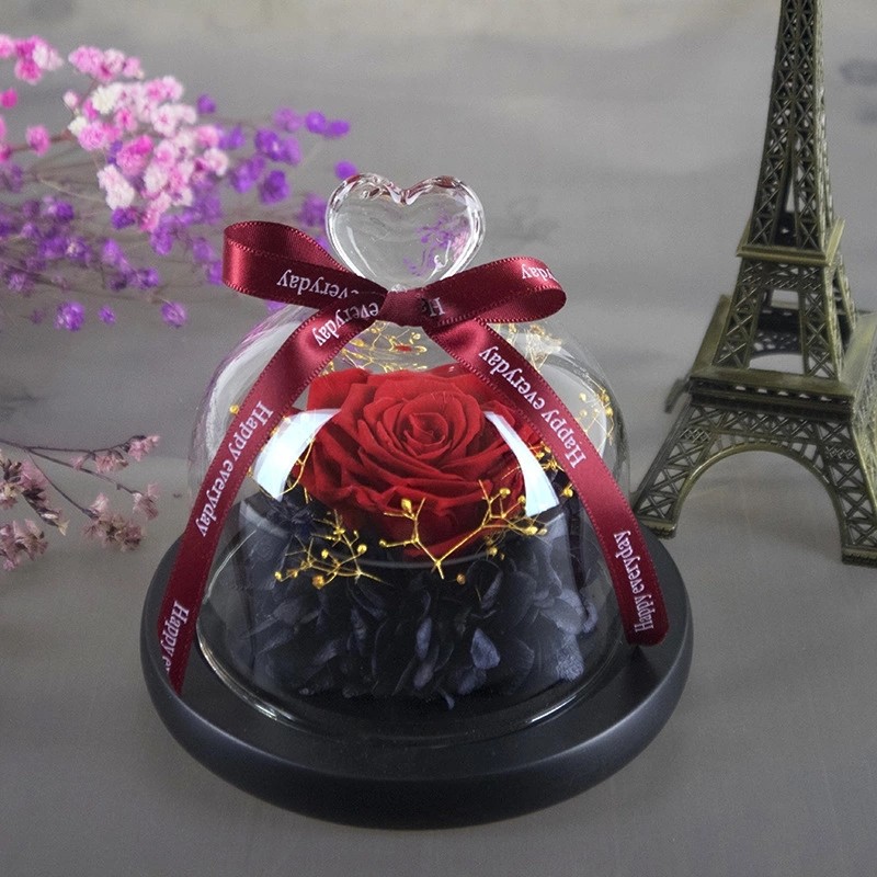 Luxury gift beautiful preserved rose eternal rose stabilized flower for valentines day