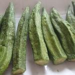 healthy picnic snack vacuum fried okra dried vegetable snacks vf okra