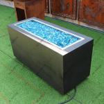 Rectangle Garden Propane Gas Outdoor Firepit