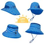 Baby Summer Beach Hat Boys Girls Sun Hat Toddler Neck Flap Cover Safari Hat Cap