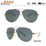 Hot sale style of kids sunglasses ,made of metal , suitable for girls and boys
