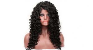 China Swiss HD 360 Lace Natural Brazilian Curly Wig Human Hair Lace Front Wigs on sale