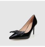 ZM023 96289-33 Korean Style Single Shoes Women New Women'S Shoes Bowknot Pointed