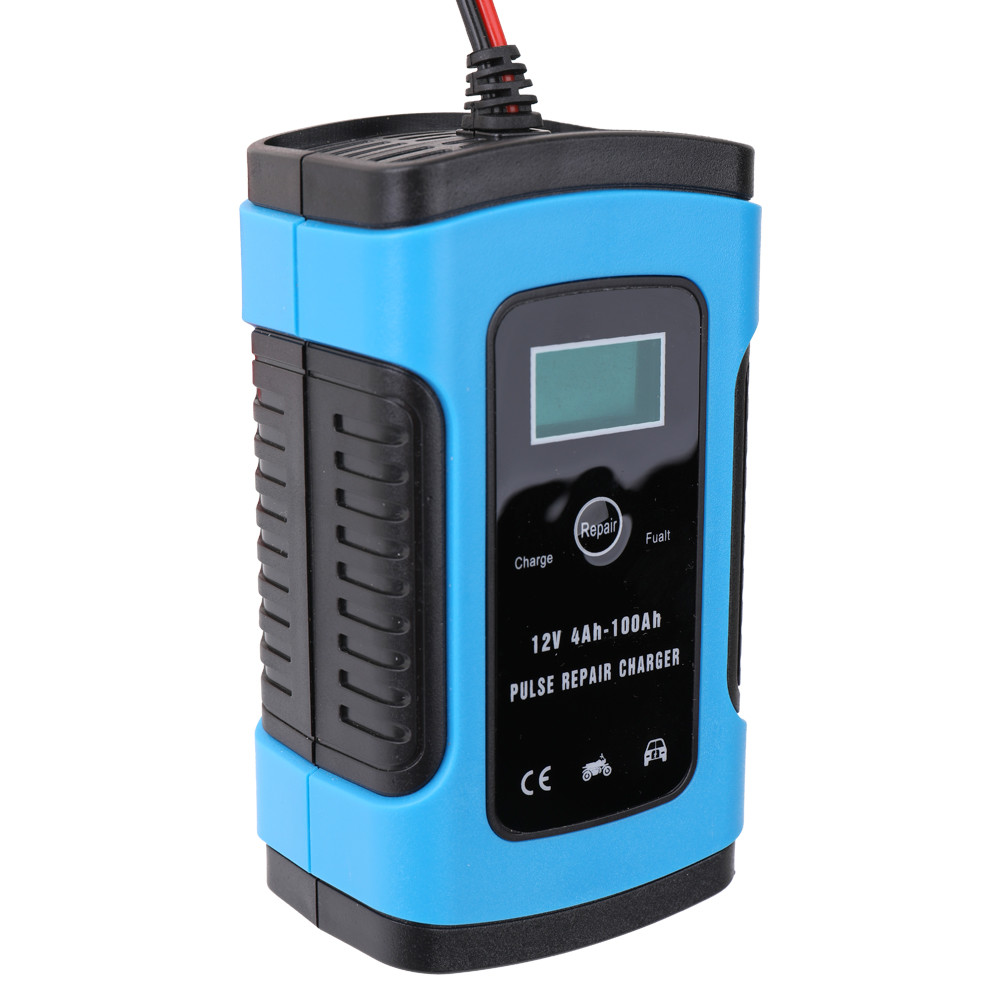 Portable Automotive 12V 6A Lead Acid Battery Chargers with cooling fan