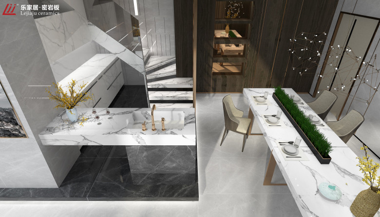 750x1500 Porcelain 0.1% Marble Floor Tiles