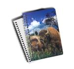 3D PET/PP/PVC Notebooks 3d Lenticular Cover A6 Jotter For Gift / Premium