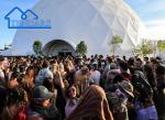 Custom Glamping Camping Shelter Geodesic Dome House Tent For Wedding Venue/Yoga