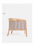 Anti Corrosion Grade 3A Teak Rattan Effect Garden Furniture Sofa Set For Balcony