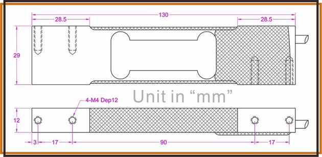 weight sensor 500g 1kg 2kg 3kg