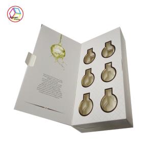 Wholesale Hot Stamping Ivory Board Cosmetic Gift Box With Customized Logo from china suppliers