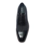 Navy Lace Up Comfortable Mens Leather Dress shoes
