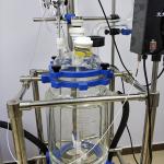 90W Jacketed Glass Vessel